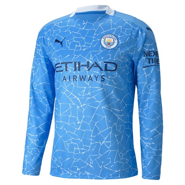 Thailand Trikot Manchester City Heim ML 2020-21 Blau Fussballtrikots Günstig